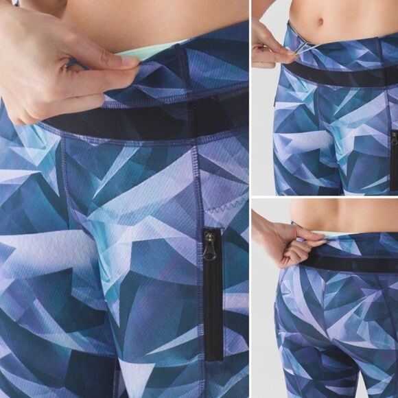 Lululemon Inspire Tight Mesh Pretty Prism Multi Purple Blue - Picture 6 of 13